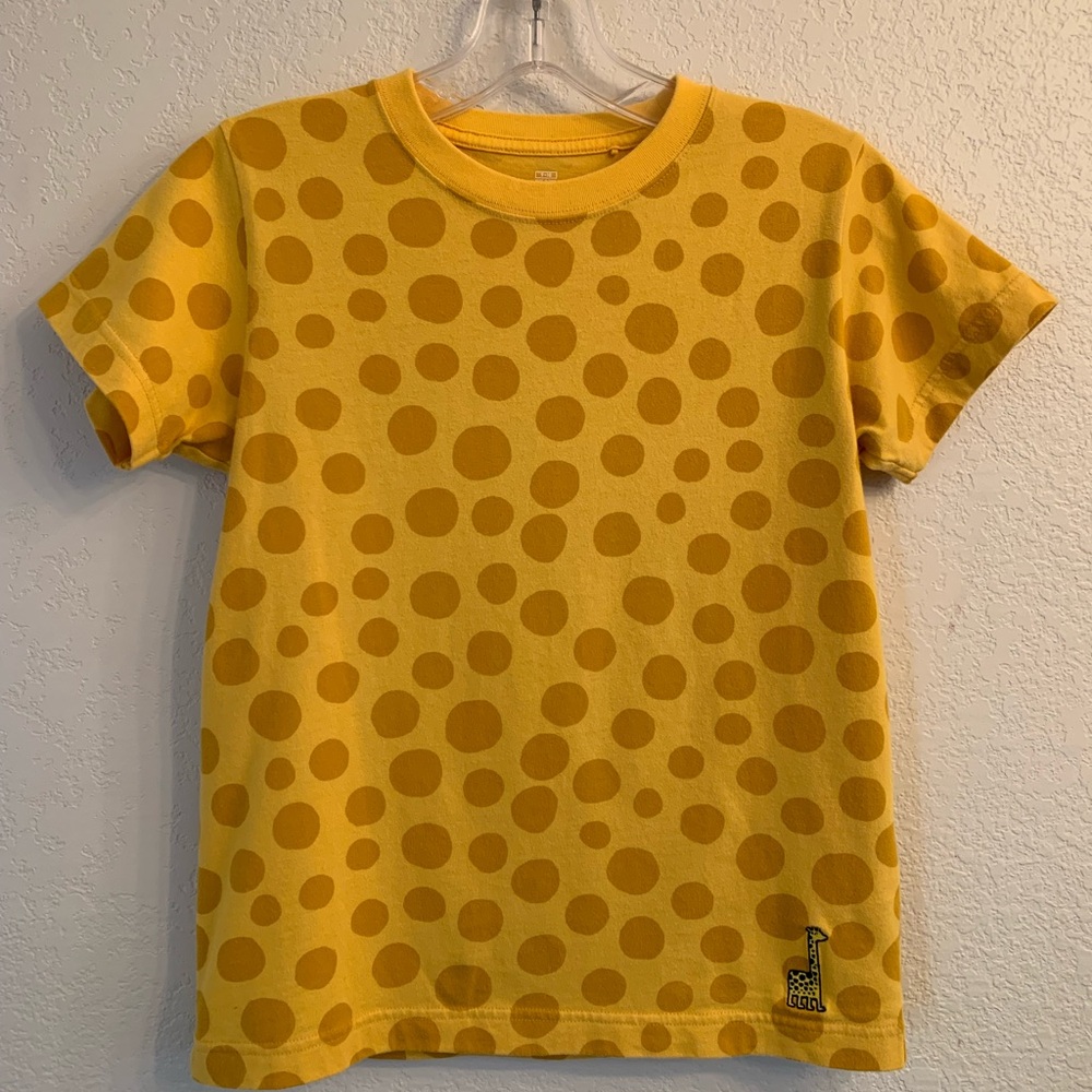 Yellow Polka Dot Kids Shirt